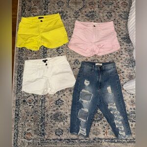 Women shorts size 1/2 bundle lot